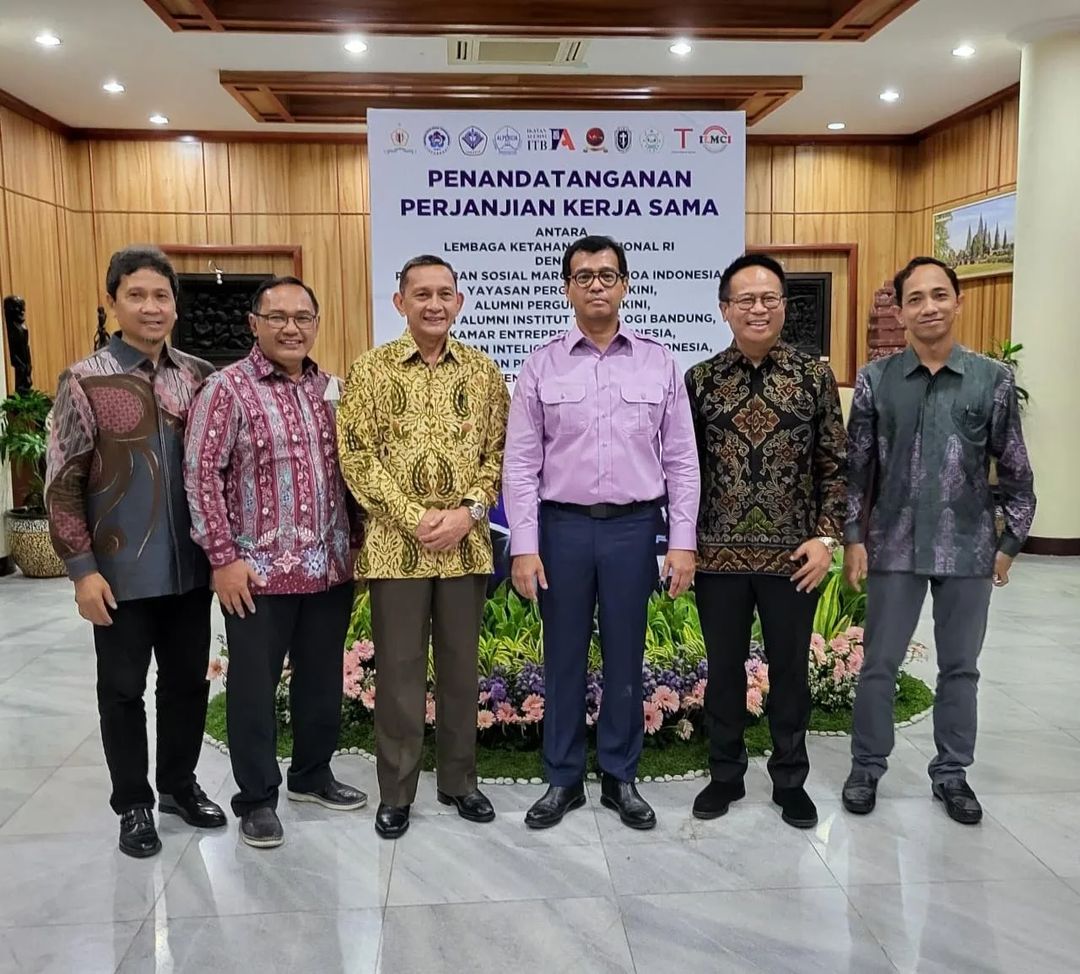 Ikatan Alumni Institut Teknologi Bandung (IA-ITB) resmi bekerjasama dengan Lembaga Ketahanan Nasional Republik Indonesia (Lemhanas RI). Foto: IA ITB.